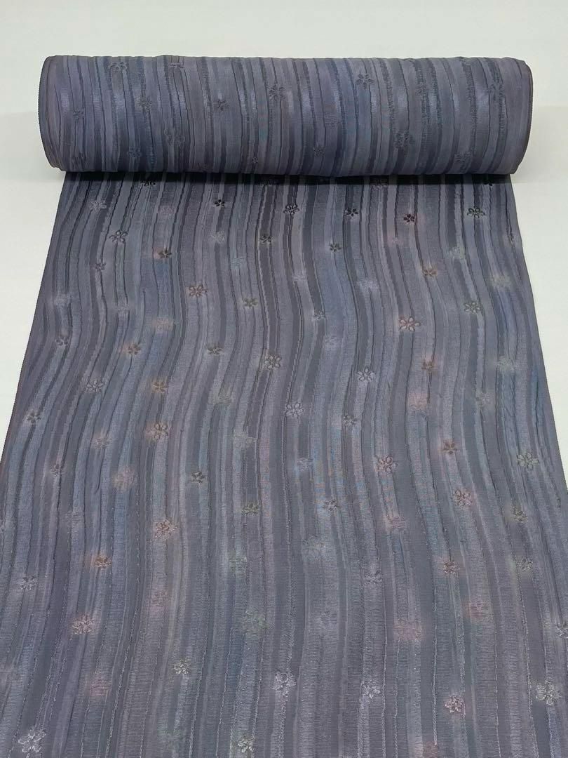 コート地 ふくれ織 紋意匠 花文様 正絹 反物 - メルカリ