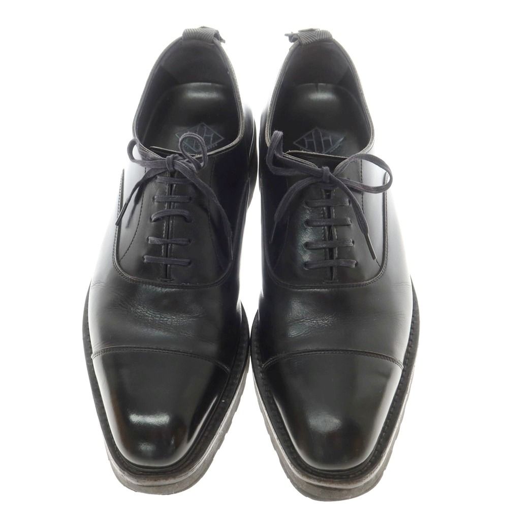 ダブルエイチ WH ストレートチップ ドレスシューズ ブラック サイズ6 5 メンズ