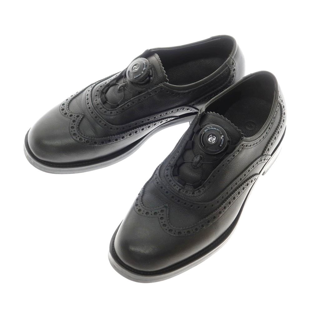 スペクタス SPECTUSSHOECO lacing system ウイングチップ ドレスシューズ ブラック サイズ25cm メンズ