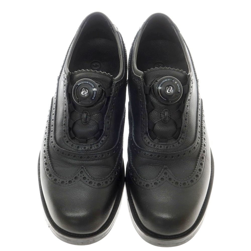 スペクタス SPECTUSSHOECO lacing system ウイングチップ ドレスシューズ ブラック サイズ25cm メンズ