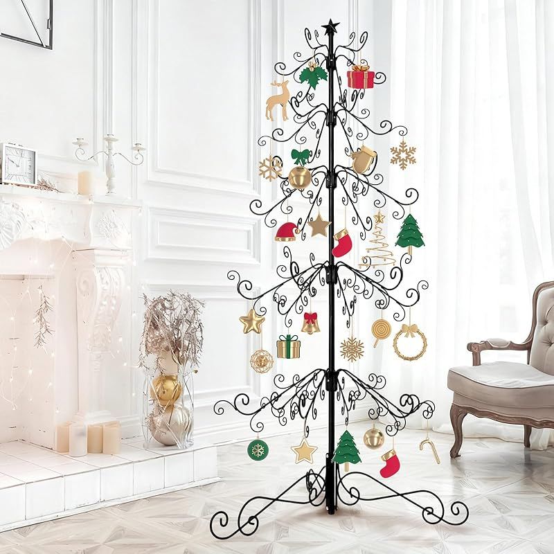 クリスマスツリー 180cm 144個の装飾フック christmas tree DIY クリスマスツリー おしゃれ 防錆＆保管しやすいアルザスツリー180 金属??? 0