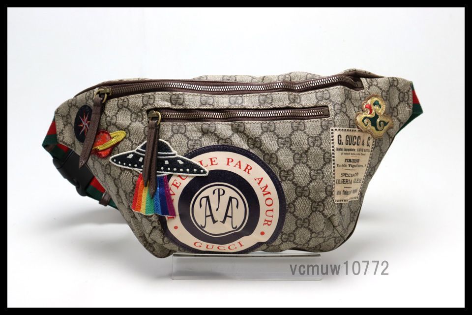 近年モデル 美 GUCCI GGスプリーム クーリエ レザー ボディバッグ グッチ 1016cd65-5K