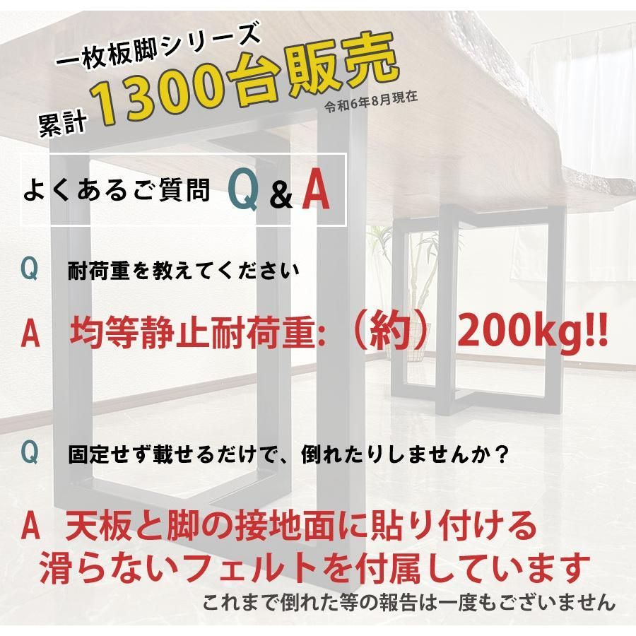 アウトレット 一枚板用脚 ダイニングテーブル脚 ブラック アジャスター付き 5cm角 2本セット 6060 アイアン脚 T脚 71027C MARWIL-DEMENAGEMENTS_CH