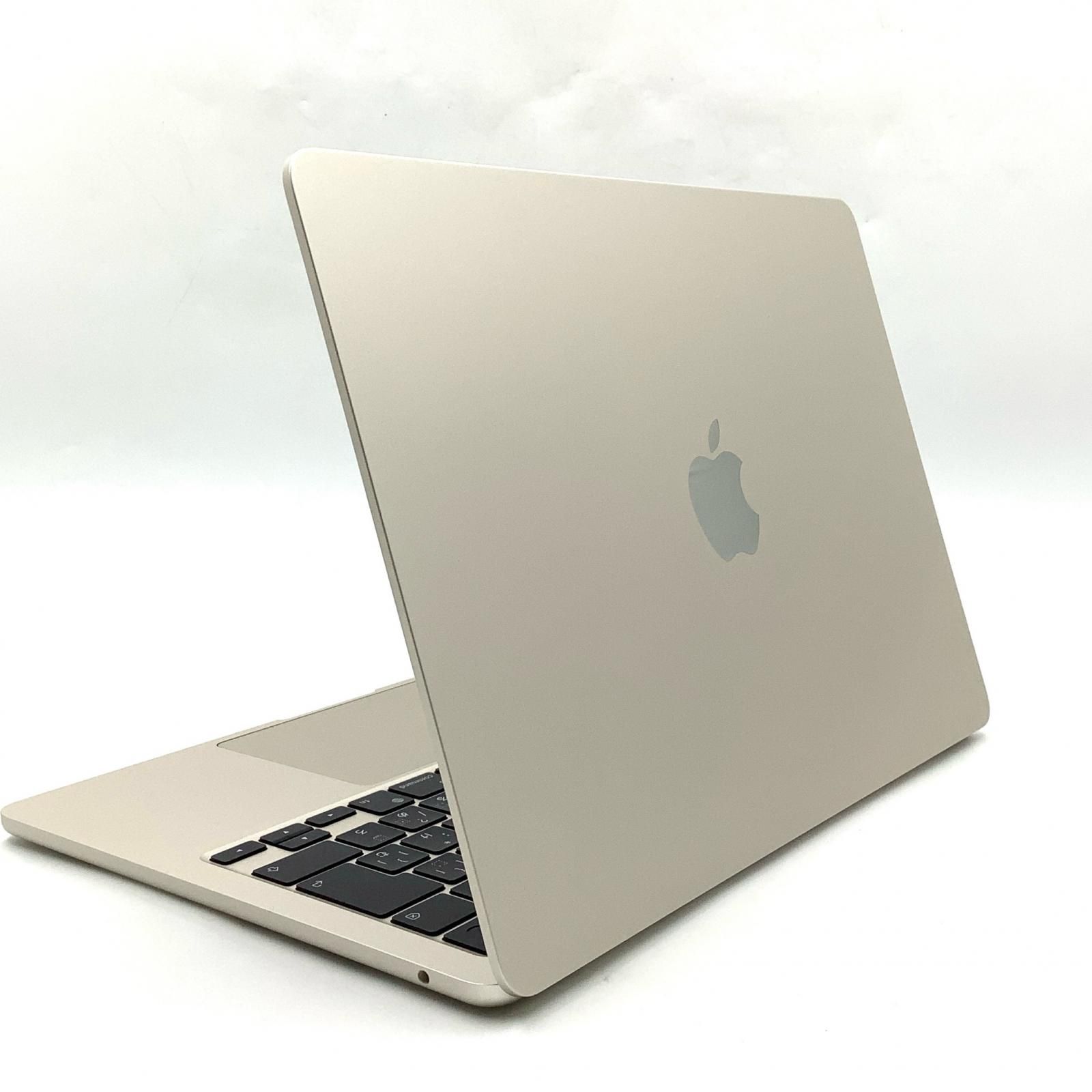 Apple MacBook Air 13インチ 2025 Apple M2 16GB SSD 512GB スターライト 95% 動作 済 全額返金保証 最速発送