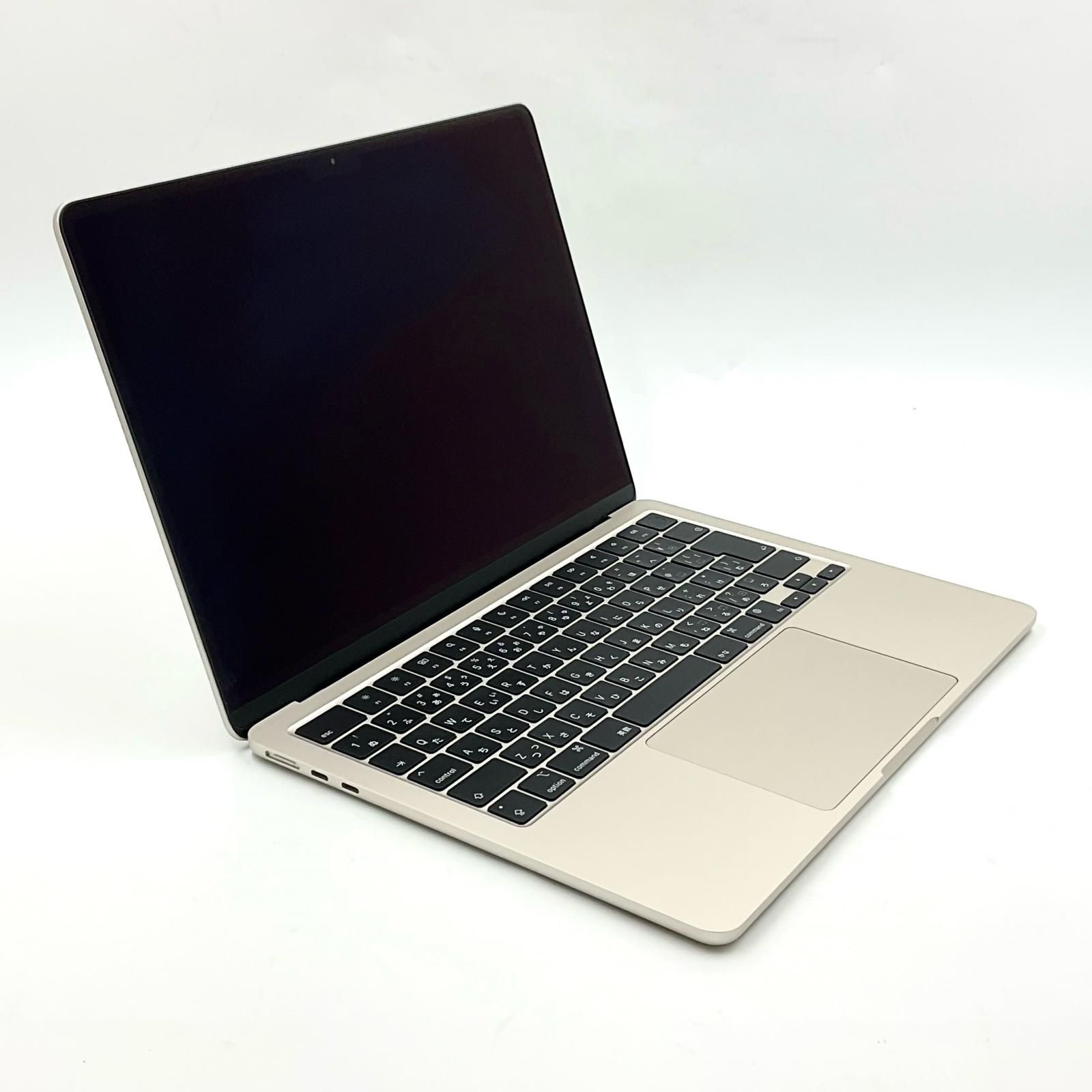 Apple MacBook Air 13インチ 2025 Apple M2 16GB SSD 512GB スターライト 95 動作 済 全額返金保証 最速発送