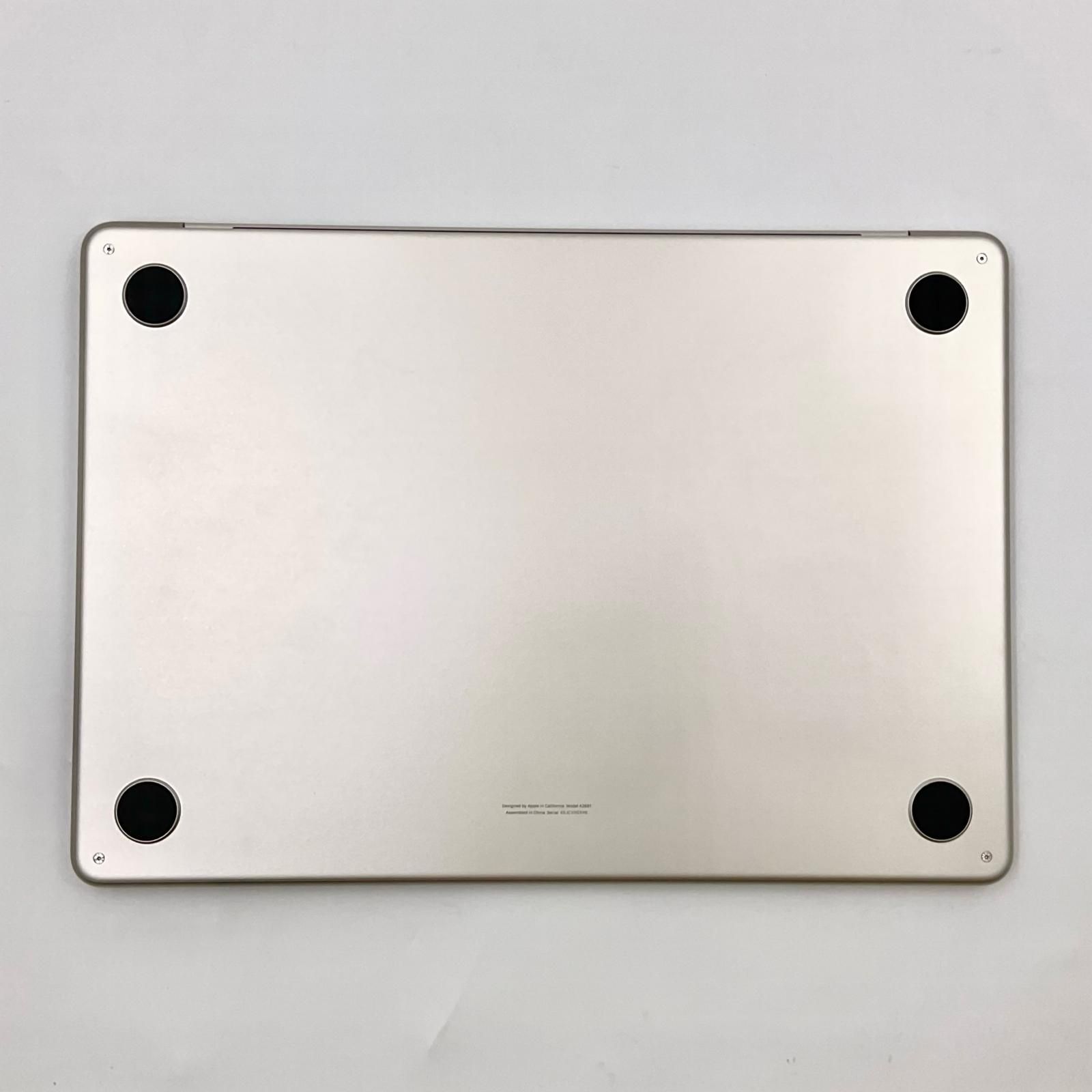 Apple MacBook Air 13インチ 2025 Apple M2 16GB SSD 512GB スターライト 95% 動作 済 全額返金保証 最速発送 VETTDRUCK_DE