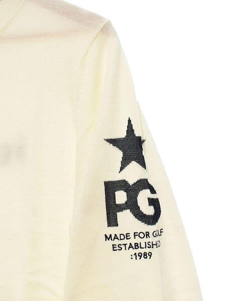 パーリーゲイツ｜メンズ｜LLサイズ｜ニット｜春秋｜ホワイト系｜古着ゴルフウェア