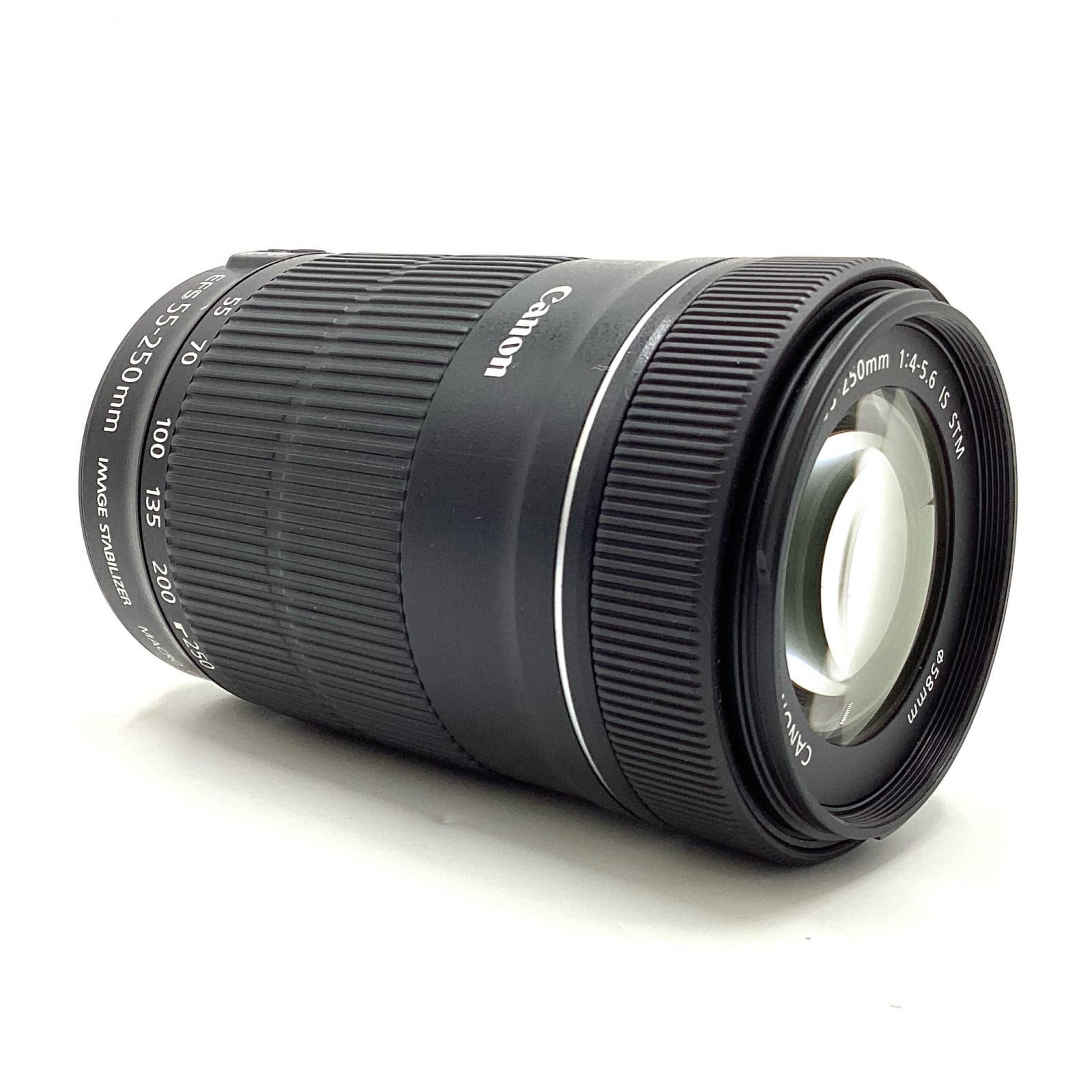 全額返金保証 最速発送 Canon EF-S55-250mm F4-5.6 IS STM 動作 済