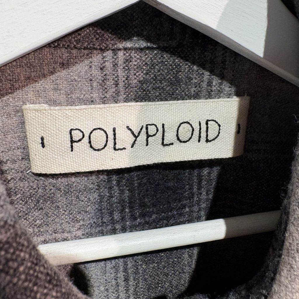 POLYPLOID ポリプロイド 24AW SHIRT JACKET B チェックシャツ