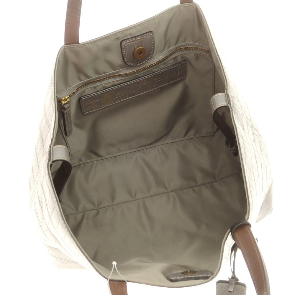 中古】フェリージ Felisi 17/28 クロコ型押しレザー トートバッグ