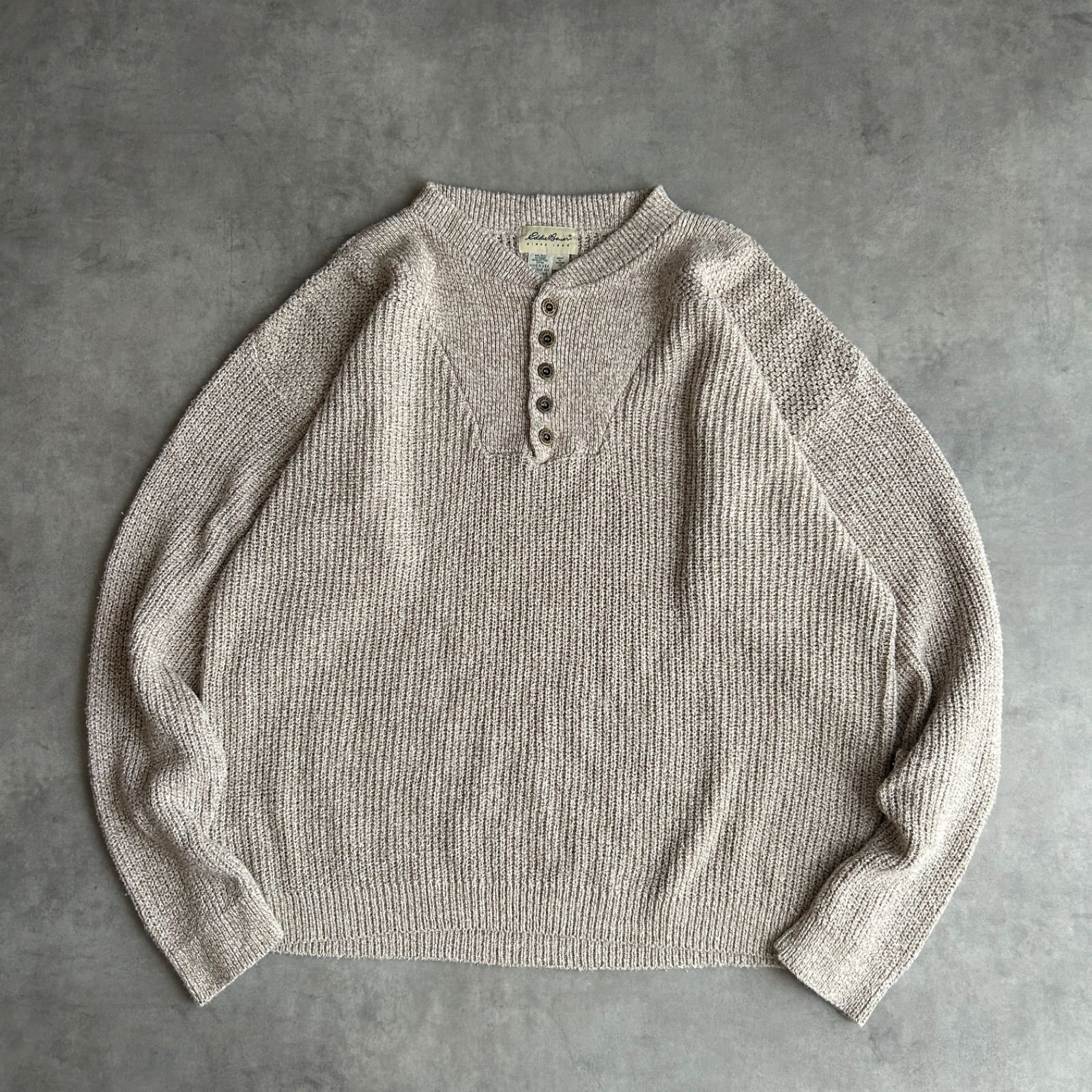 90s/Eddie Bauer/エディーバウアー/USA製/アメリカ製/コットンニット 