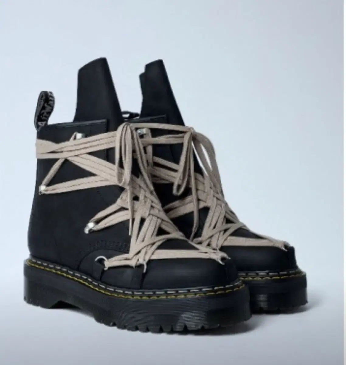 リックオウエンスxドクターマーチン 1460 MEGA レース 36サイズ 230