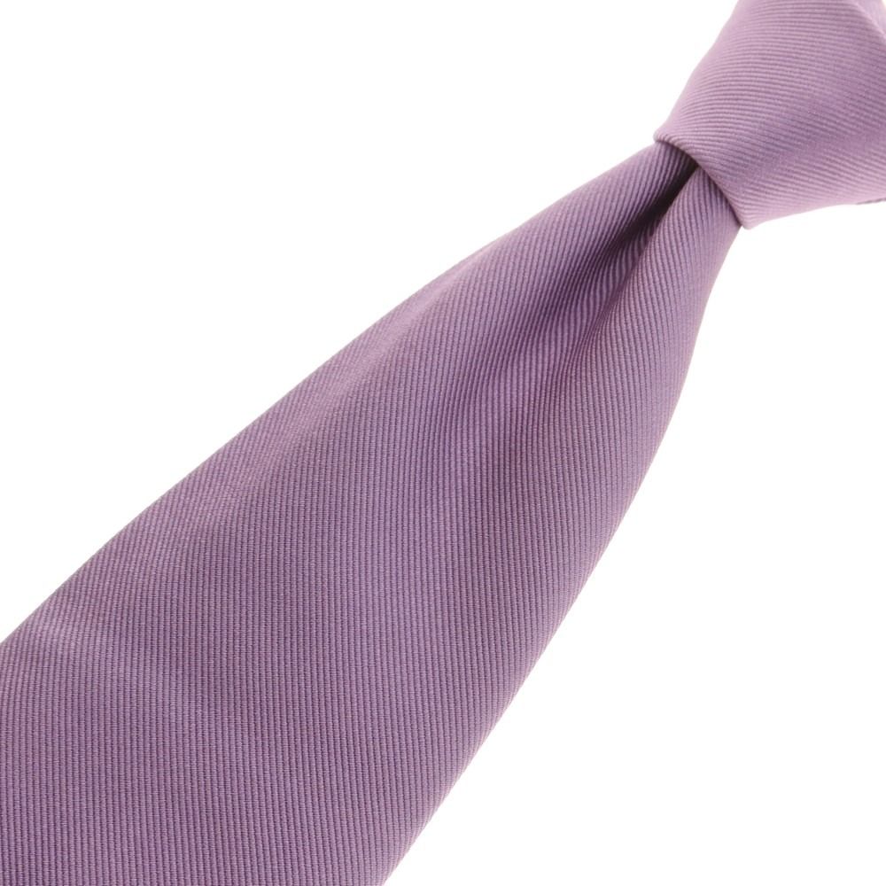 未使用 アンジェロフスコ 薄紫 ネクタイ アンジェロフスコ セッテピエゲ ネクタイ シルク パープル系 レジ