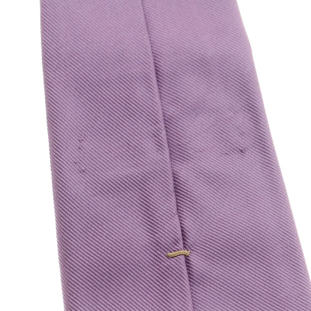 未使用 アンジェロフスコ 薄紫 ネクタイ アンジェロフスコ セッテピエゲ ネクタイ シルク パープル系 レジ