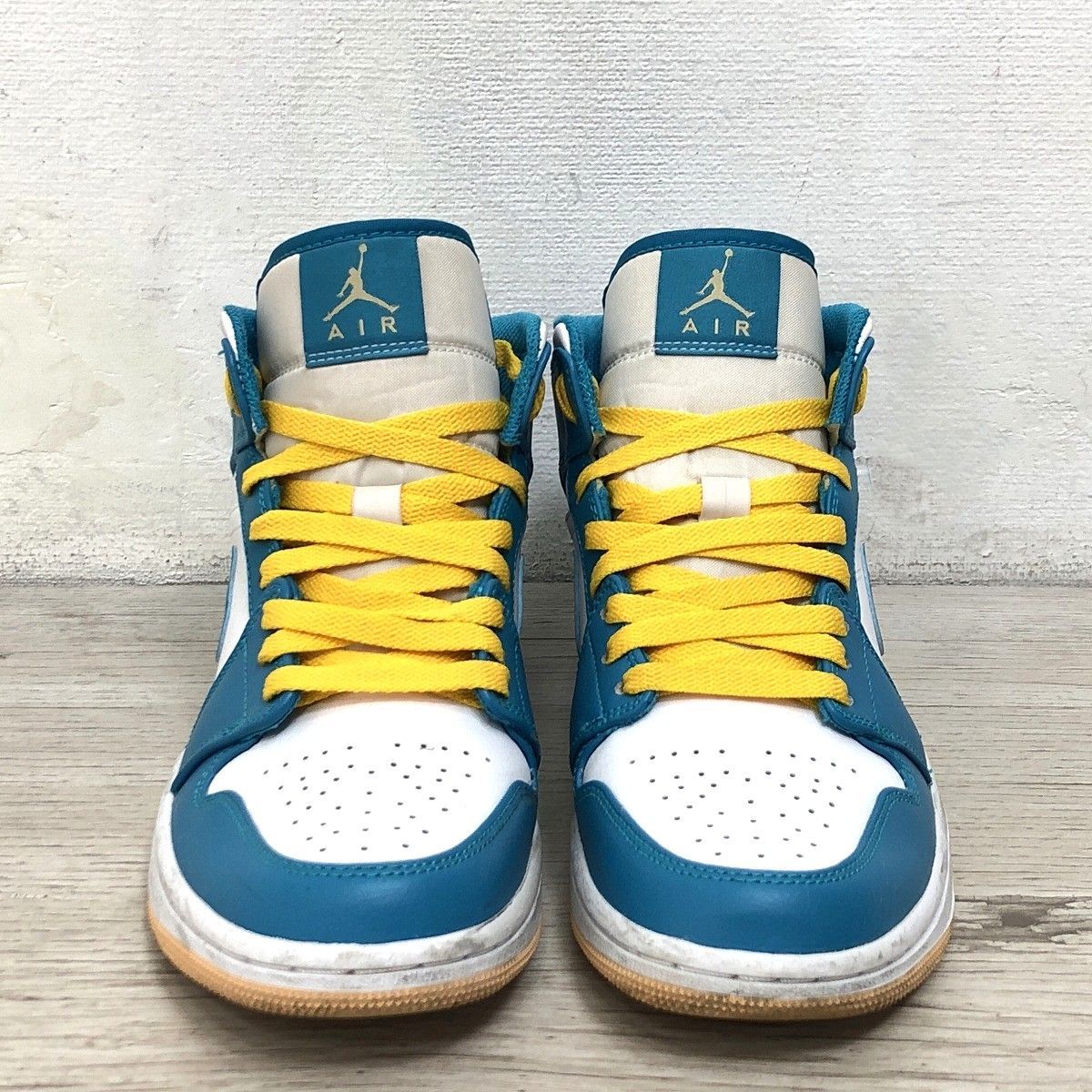 最終値下げ】NIKE AIR JORDAN 1 MID Aquatone ナイキ エアジョーダン1 