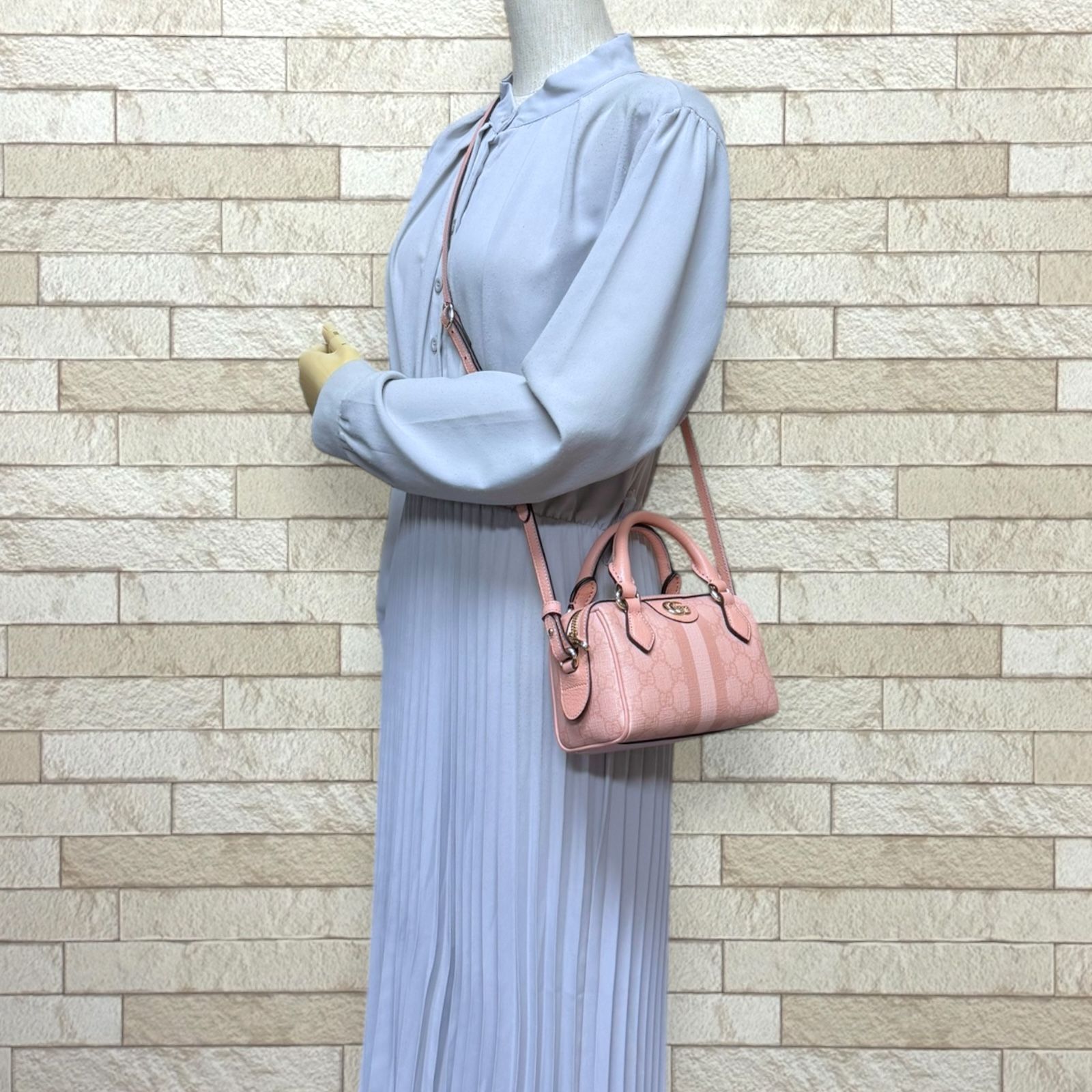 グッチ スーパーミニバッグ オフィディア ショルダーバッグ GG