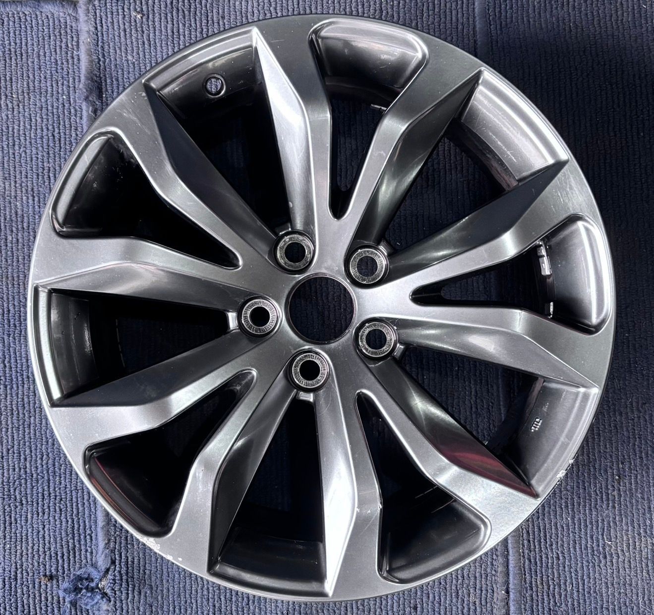 送料無料 LEXUS NX Fスポーツ 純正 18インチ ホイール1本 7.5J 39 PCD114.3 ハブ径約60 No.721