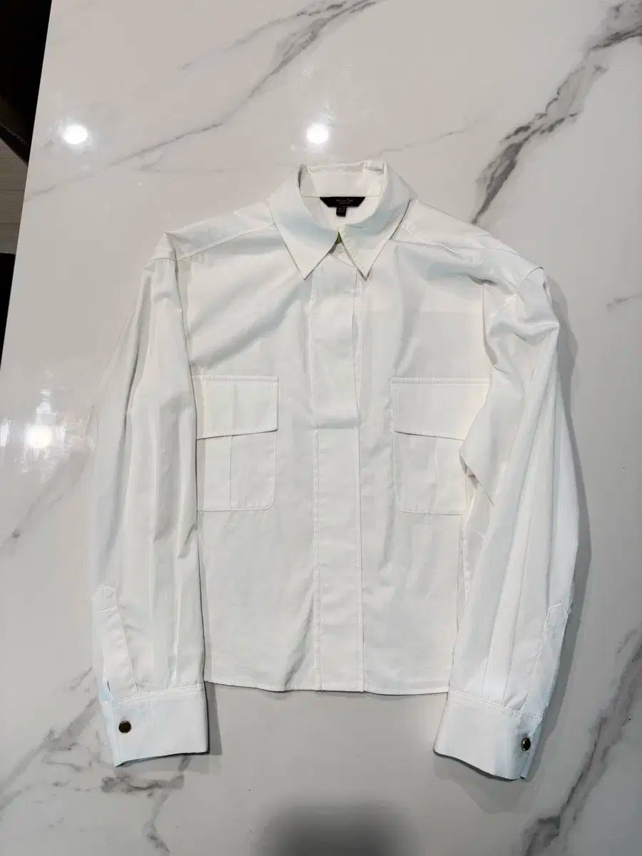 ロッテ百貨店 レディース マッシモ ドゥッティ ブランド 白シャツ 55 55半