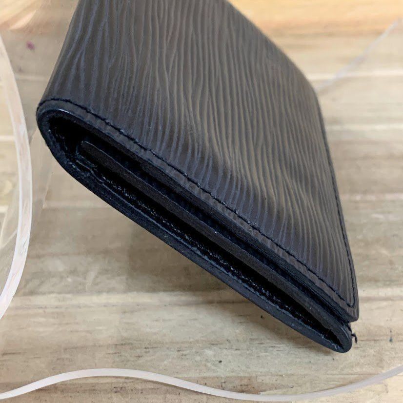 ルイヴィトン エピ アンヴェロップ カルト ドゥ ヴィジット ノワール M60652 カードケース 名刺入れ 黒 LOUIS VUITTON