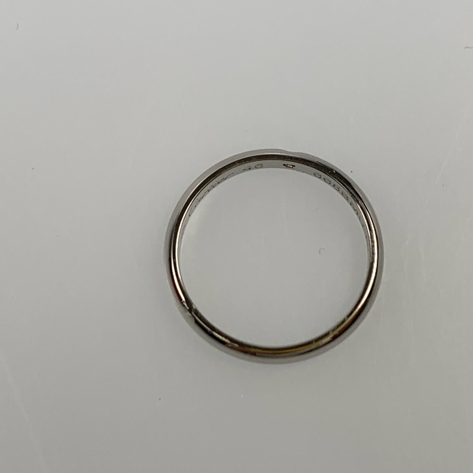 姫路東店 CARTIER カルティエ リング 指輪 1895 ウェディングリング 2.6mm ダイヤ付き PT950 6 135 FORTGASGNV_COM_BR