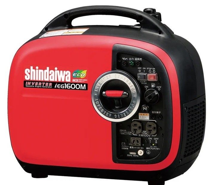 Shindaiwa 新ダイワ インバータ発電機 iEG1600M-Y ITMM6H8WXKUS エコツール小牧ｲﾝﾀｰ店 M02