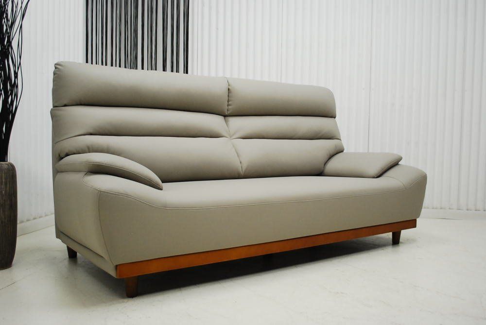 アウトレット 現品限り 一部 大 スタイリッシュモダン ３人掛けソファー グレー 重圧感のある佇まい 傷に強い 230914-フォーゼ3p NEXPOTALLINN_EU