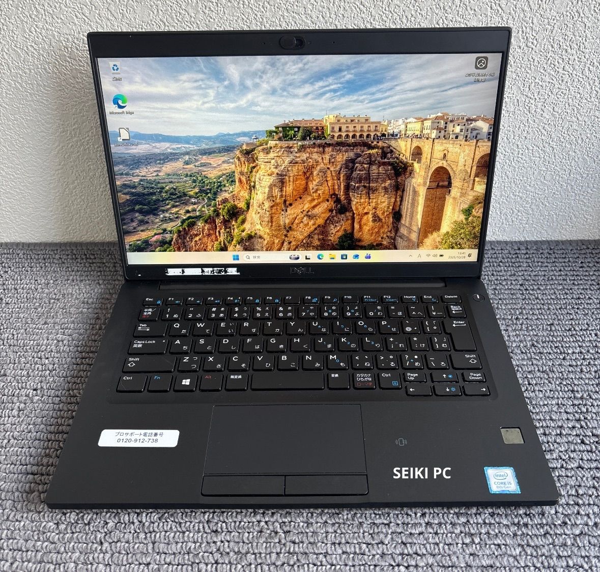 DELL latitude 7390 i5-8250U メモリ8GB SSD 256GB Win11 指紋認証