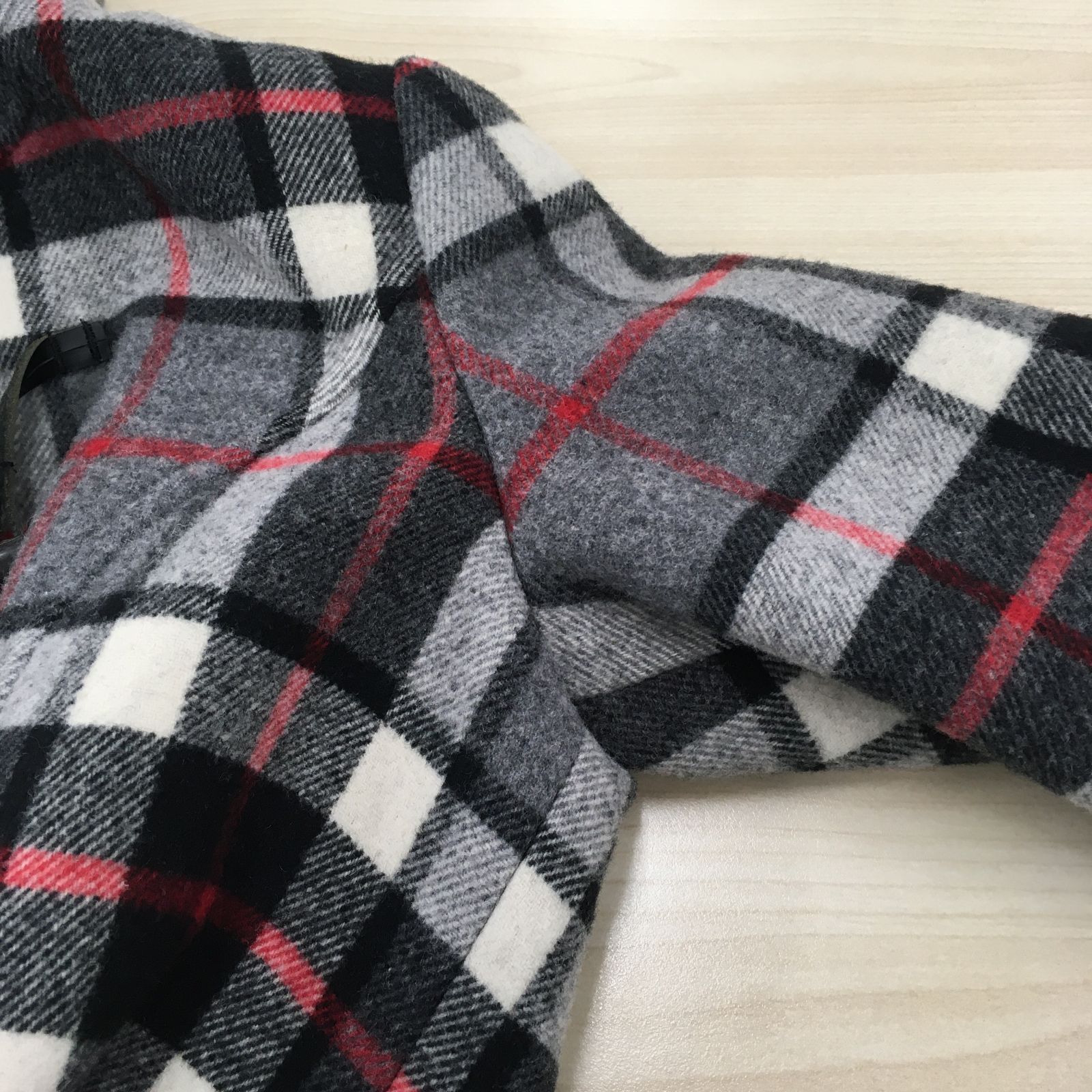 【美品】  Yorkland ヨークランド チェック柄 ダッフルコート 美品】 Yorkland ヨークランド チェック柄 ダッフルコート 2025年最新