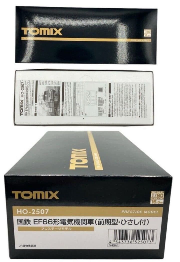 TOMIX HOゲージ EF66 前期型 ひさし付 PS HO-2507 鉄道模型 電気機関車 nn