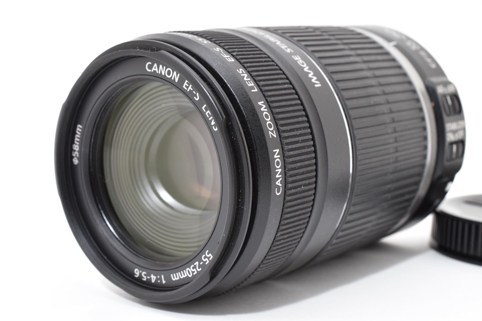 上品 キヤノン CANON EF S 55 250 mm F 4 5 6 IS OL 3354
