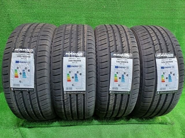 radar サマー レーダー DIMAX R8 225 40R19 4本 7ミリ