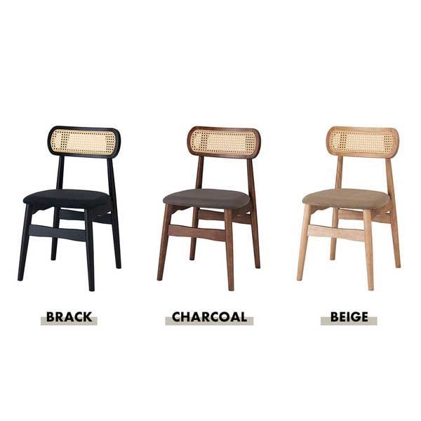 ラバーウッド のダイニングチェア