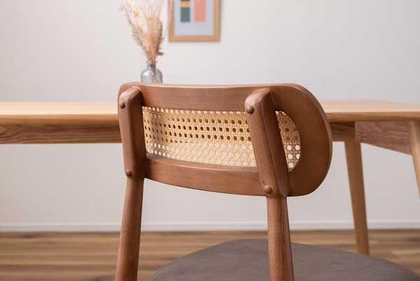 のダイニングチェア スウェード調座面