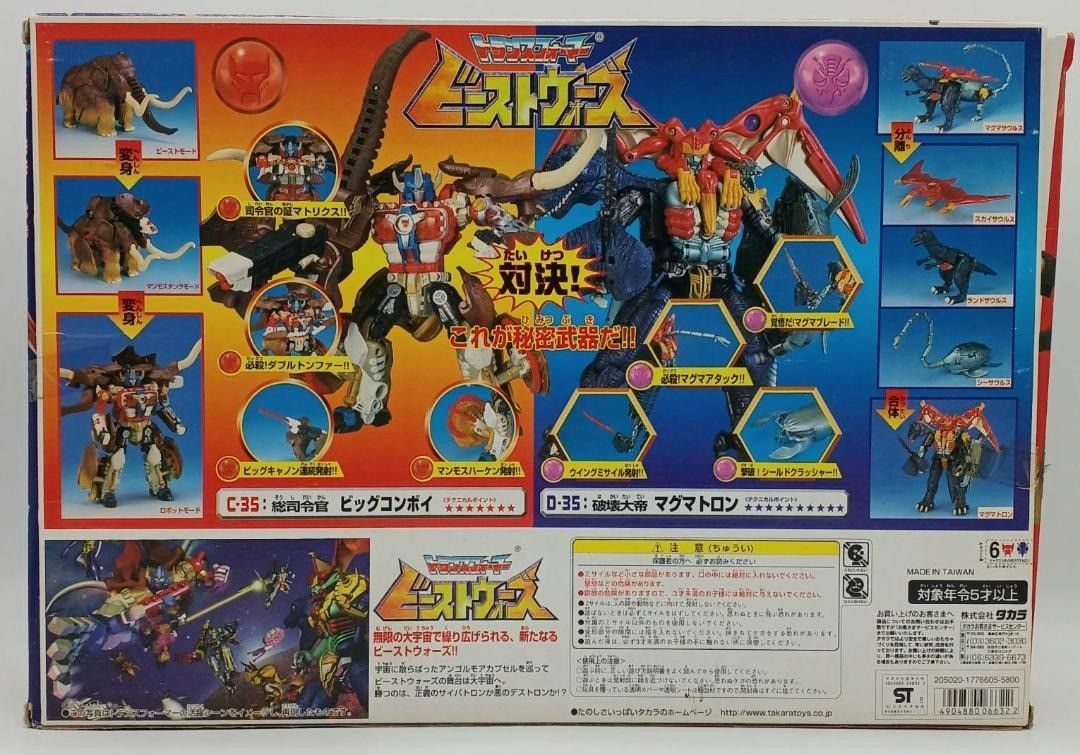 トランスフォーマー ビーストウォーズ VS-35 大宇宙の対決 ビッグコンボイ VS マグマトロン レトロフィギュア ホビー nn