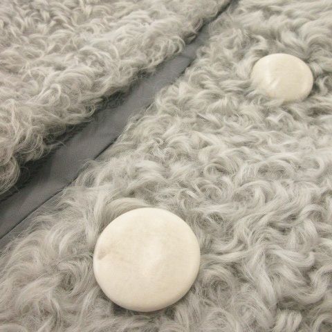 パリオン PARION CANDICE ファージャケット ノー ラムファー 毛皮 バイ 11 ベージュ グレー MN5 GY18 GULLKHAN_COM