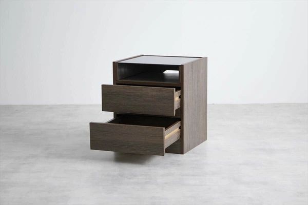 ガラス天板付き