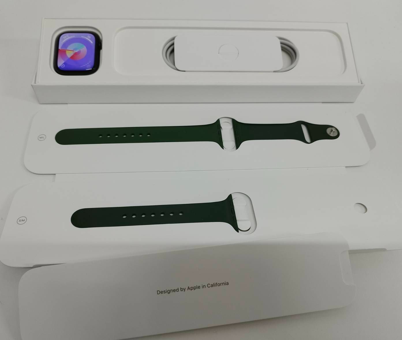 Apple Watch Series 7 GPS セルラー 45mm A2478 グリーン MKJR3J A