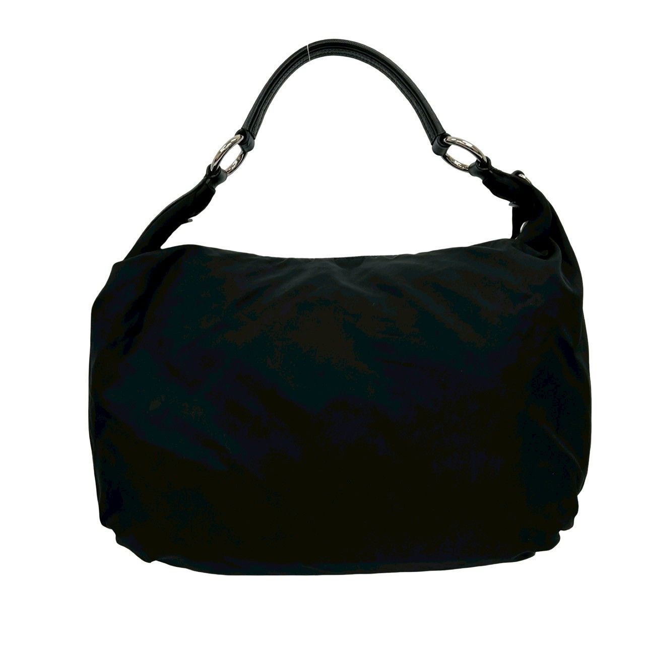 極 美品 PRADA プラダ 三角ロゴ 金具 プレート テスート