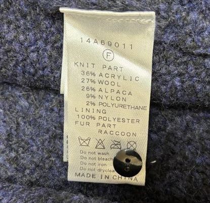 アルパカニットロングコート ロングニットカーディガン