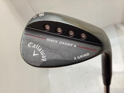 キャロウェイ MACK DADDY 4 マットブラック 58° 12°X ウェッジ WG Dynamic G フレックスS メンズ 男性用 右利き 右用 Cランク ゴルフクラブ