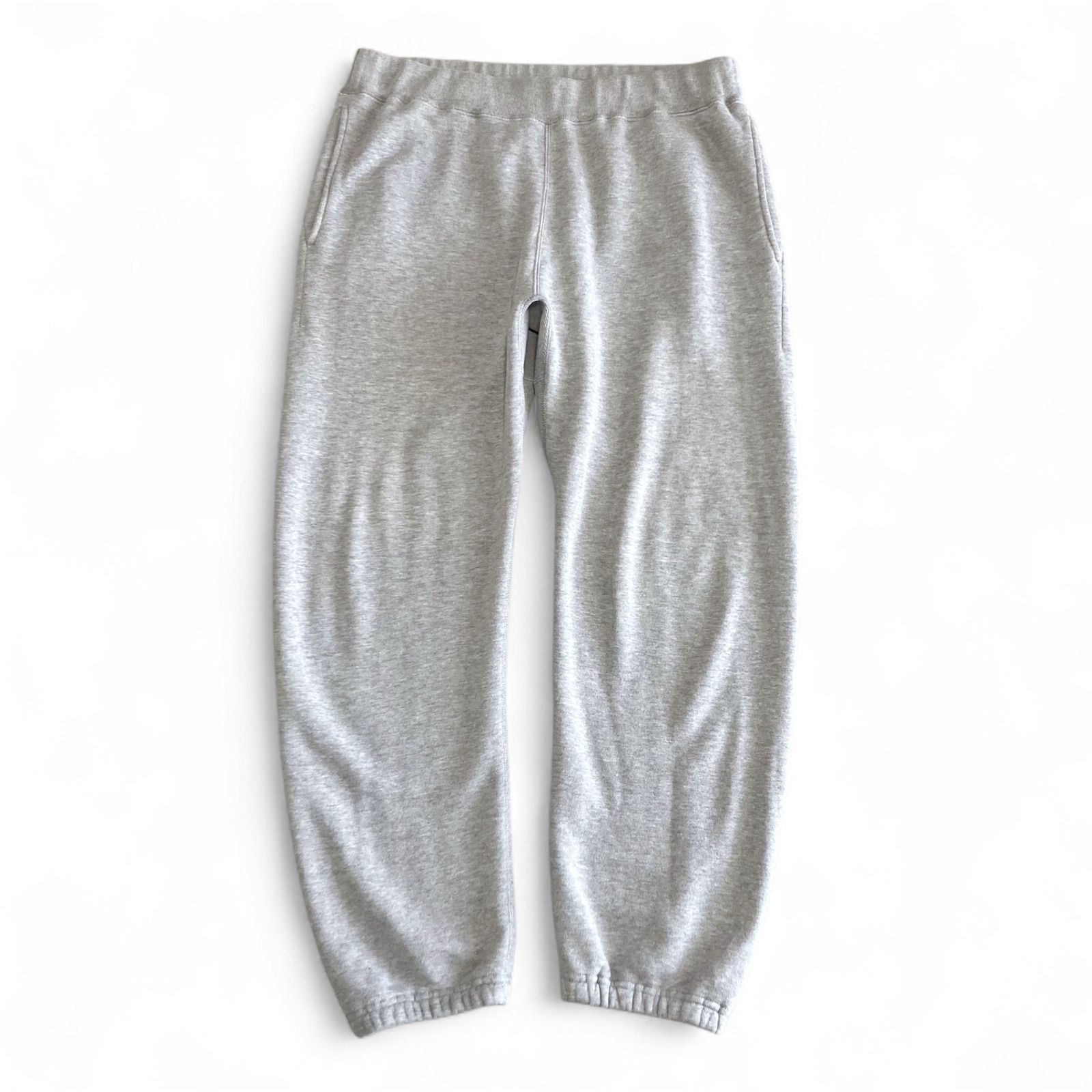 ループウィラー ビームスプラス スウェットパンツ ロゴプリント グレー XL