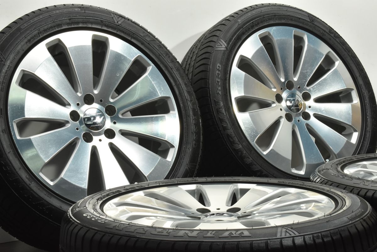 カスタム用に VERTEC VR5 LUV-X 18in 8J 45 PCD114.3 ウィンラン R330 235 50R18 アルファード クラウン スカイライン レヴォーグ