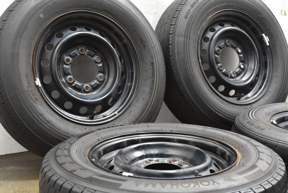 大 トヨタ 200 ハイエース 純正 15in 6J 35 PCD139.7 ヨコハマ ブルーアース ブリヂストン 195 80R15 レジアスエース スーパーGL