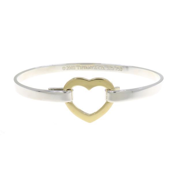 ティファニー ハートバングル 無料ギフトラッピング Aランク