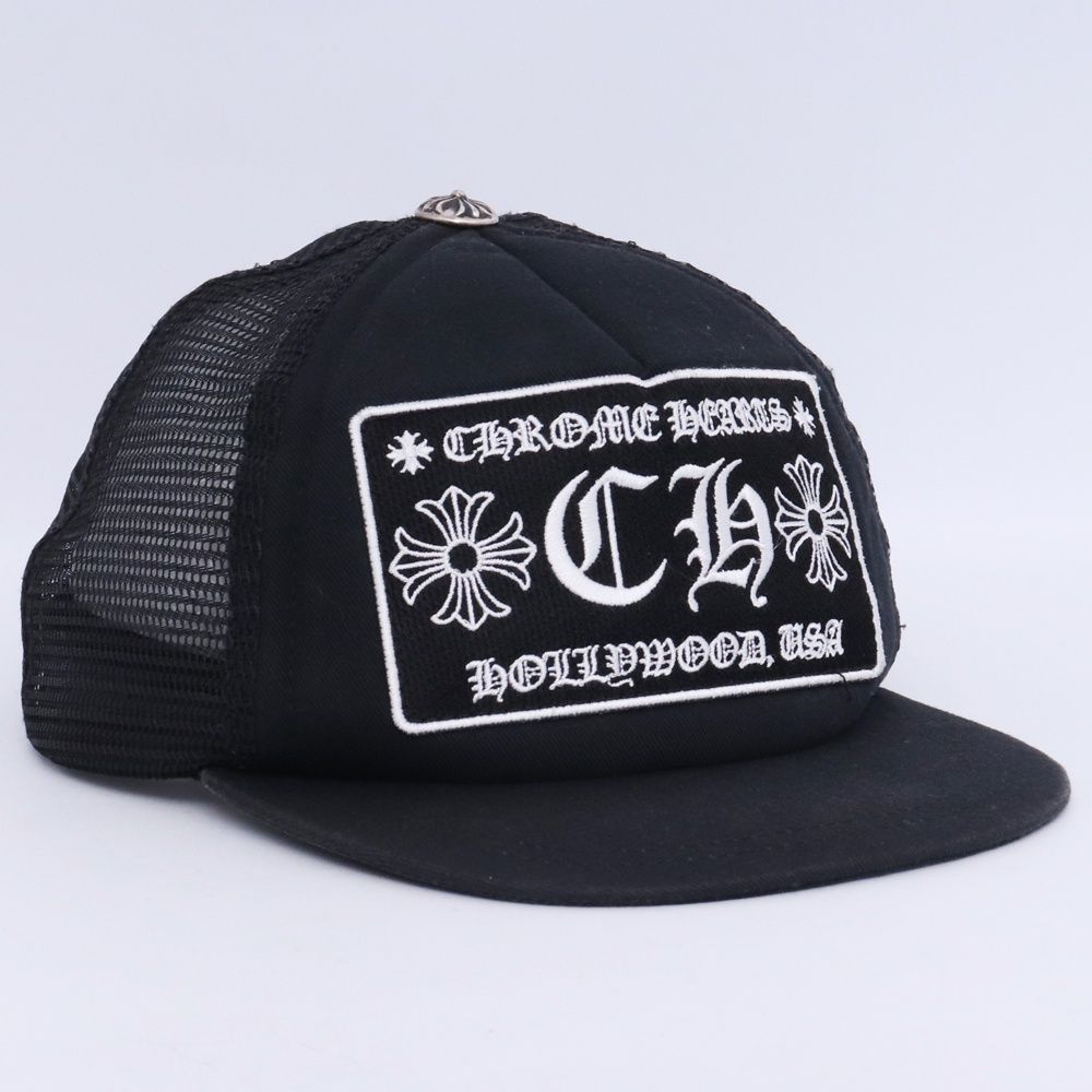 CHROME HEARTS トラッカーキャップ CH ブラック