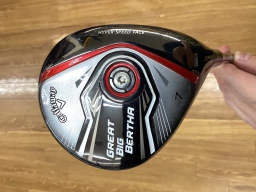 キャロウェイ GREAT BIG BERTHA 2015 7W USA フェアウェイウッド FW KURO KAGE Black TiNi 50 フレックスR メンズ 男性用 右利き 右用 Dランク ゴルフクラブ