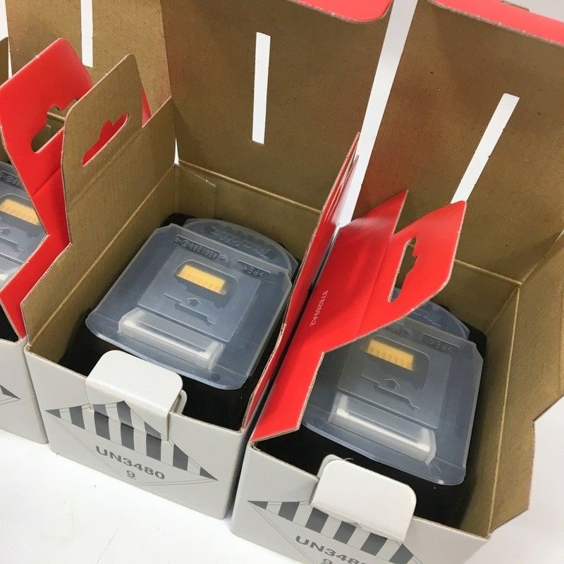 ♥ makita マキタ リチウムイオンバッテリー BL1860B A-60464 18V 6.0Ah 純正 雪マーク付 残容量表示5個セット △ DW3597 HRDEVELOPMENT_JP