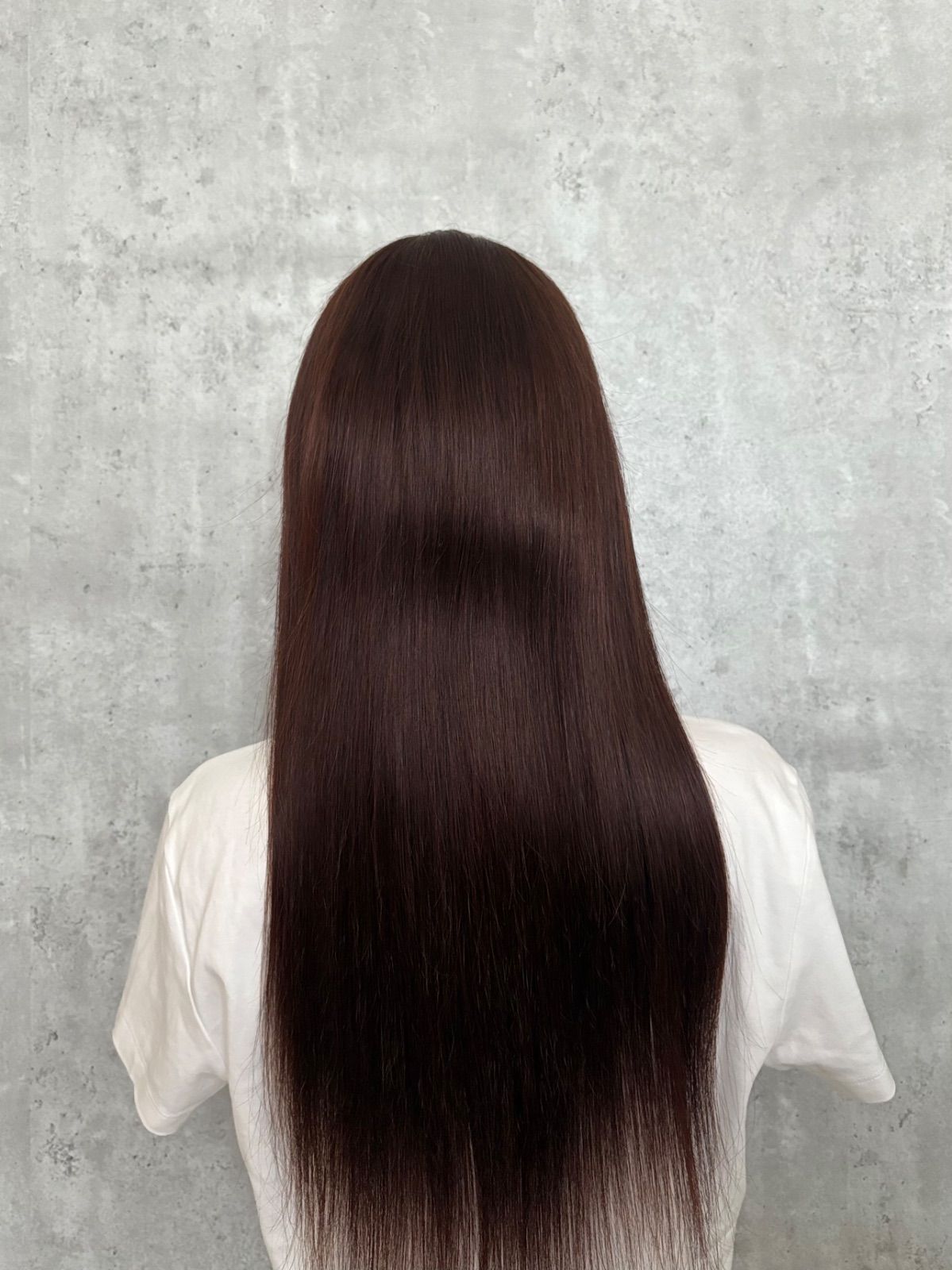 自然なもみあげ｜カシスブラウン｜スーパーロング