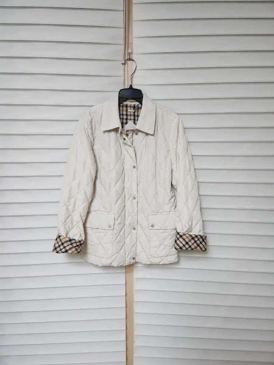 DAKS キルティング ジャケット アイボリー CHECK