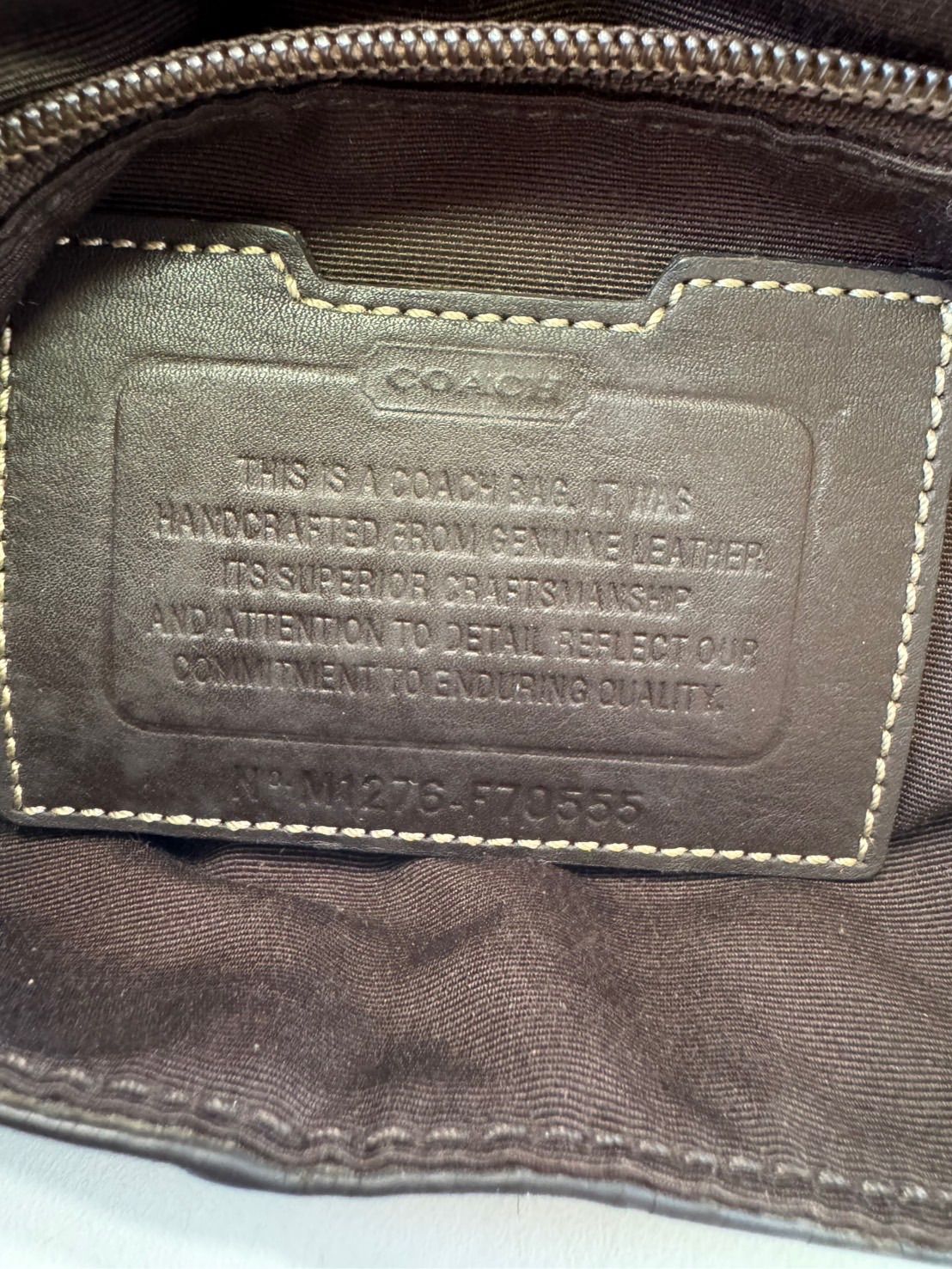 品 COACHコーチ レザー ショルダーバッグ メッセンジャーバッグ F70555 茶ブラウン 斜め掛け 肩掛け バッグかばん 現状品 DECORATOM_COM_BR